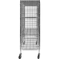 Security Cart, Chrome Plated, 48" x 69" x 24", 500 lbs. Capacity Sidevic Inc.