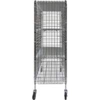 Security Cart, Chrome Plated, 60" x 69" x 24", 500 lbs. Capacity Sidevic Inc.