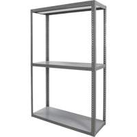 Heavy-Duty Shelving, Steel, Bolted, 3000 lbs. Capacity, 36" W x 72" H x 18" D Sidevic Inc.
