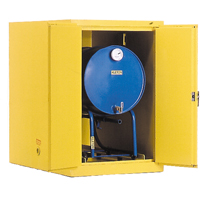 Drum Safety Cabinets, 400 lbs. Cap., Yellow Sidevic Inc.