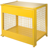 Armoires pour cylindres &agrave; gaz, nbre de bouteilles: 6, 44" , 30" , 37" , Jaune Sidevic Inc.