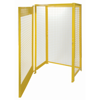 Armoires pour cylindres &agrave; gaz, nbre de bouteilles: 10, 44" , 30" , 74" , Jaune Sidevic Inc.