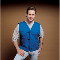ALLEGRO INDUSTRIES Cooling Vests With Insert Pockets, Large, Royal Blue Sidevic Inc.
