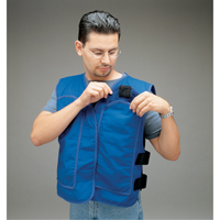 ALLEGRO INDUSTRIES Cooling Vests with Insert Pockets, Large, Royal Blue Sidevic Inc.