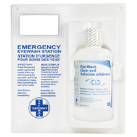 Poste de douche oculaire - Poste simple a/solution ophtalmique Sidevic Inc.