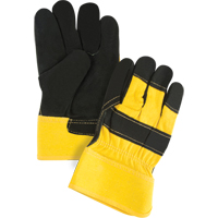Gants d'ajusteur doubl&eacute;s pour l'hiver &agrave; chaleur sup&eacute;rieure, Grand, Paume en Cuir de vache refendu, Doublure en Thinsulate Sidevic Inc.