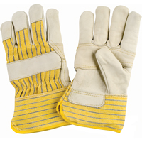 Gants d'ajusteur doubl&eacute;s pour l'hiver &agrave; paume renforc&eacute;e, T-Grand, Paume en Cuir fleur de vache, Doublure en Molleton de coton Sidevic Inc.