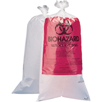 Hazardous Waste Disposal Bags, Bio-Hazard, 24" L x 12" W, 1.5 mils, 3.7 L (1 Gal.) Capacity Sidevic Inc.