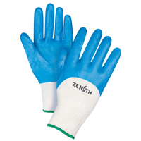Gants enduits et tricot&eacute;s sans coutures de poids moyen, 8/Moyen, R&ecirc;vetement Nitrile, Calibre 13, Enveloppe en Coton Sidevic Inc.