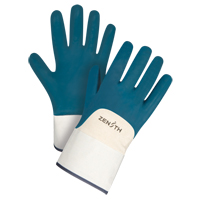 Heavyweight Safety Cuff Gloves, 10/X-Large, Nitrile Coating, Cotton Shell Sidevic Inc.