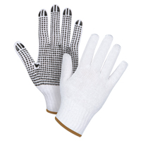 Dotted String Knit Gloves, Poly/Cotton, Single Sided, 7 Gauge, Large Sidevic Inc.