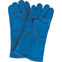Double Palm & Thumb Welding Gloves, Split Cowhide, Size Large Sidevic Inc.