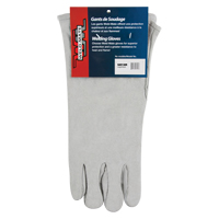 Standard-Duty Welder's Gloves, Split Cowhide, Size Large Sidevic Inc.