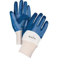 Gants &agrave; doublure interlock de poids moyen, 8/Moyen, R&ecirc;vetement Nitrile, Enveloppe en Coton Sidevic Inc.