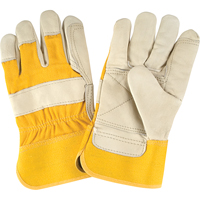 Gants d'ajusteur de premi&egrave;re qualit&eacute;, Grand, Paume en Cuir fleur de vache, Doublure en Coton Sidevic Inc.