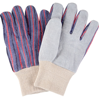 Standard-Duty Work Gloves, Large, Split Cowhide Palm Sidevic Inc.
