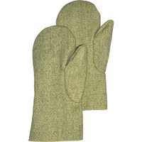 Carbo-King Heat Protective Mitts, Aramid, Large, Protects Up To 2100° F (1149° C) Sidevic Inc.