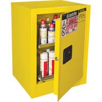 Sure-Grip&reg; EX Benchtop Flammable Safety Cabinet, 24 gal., 1 Door, 21" W x 27" H x 18" D Sidevic Inc.