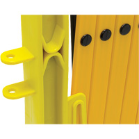 Xpandit Barricade, 36" H x 11.5' L, Black/Yellow Sidevic Inc.