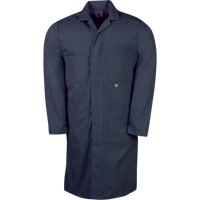 Lab Coats, Poly-Cotton, 40, Navy Blue Sidevic Inc.