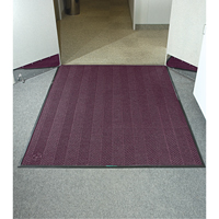 Waterhog&reg; Eco Elite Matting, Wiper/Scraper, 4' x 6' x 3/8", Maroon Sidevic Inc.