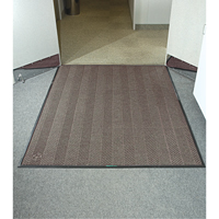 Waterhog&reg; Eco Elite Matting, Wiper/Scraper, 3' x 5' x 3/8", Chestnut Brown Sidevic Inc.