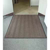 Waterhog&reg; Eco Elite Matting, Wiper/Scraper, 4' x 6' x 3/8", Chestnut Brown Sidevic Inc.