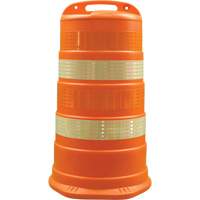 Trailboss Channelizer Drums, 41.27" High, Orange Sidevic Inc.
