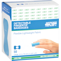 Bandages, Bout de doigt, 3", Tissu d&eacute;tectable, St&eacute;rile Sidevic Inc.