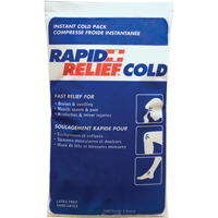 Compresse froide instantan&eacute;e Rapid Relief, Froid, Utilisation unique, 9" x 6" Sidevic Inc.
