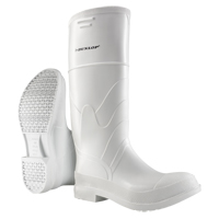 White Boots, PVC, Size 6 Sidevic Inc.