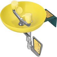 Eye/Face Wash Station, Wall-Mount Installation, Plastic Bowl Sidevic Inc.