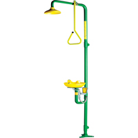 Safe-T-Zone&reg; Aerated Combination Shower & Eyewash Sidevic Inc.