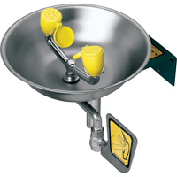 Eye/Face Wash Station, Wall-Mount Installation, Stainless Steel Bowl Sidevic Inc.