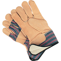 Abrasion-Resistant Winter-Lined Fitters Gloves, Large, Grain Cowhide Palm, Cotton Fleece Inner Lining Sidevic Inc.