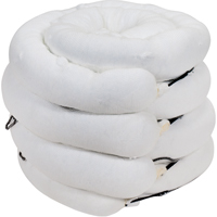 Barrage absorbant de premi&egrave;re qualit&eacute;, Huile seulement, 10' lo x 5" la, Absorption 35 gal., 4 /pqt Sidevic Inc.