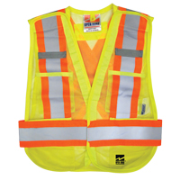 Veste d&eacute;tachable Open Road, Jaune lime haute visibilit&eacute;, Polyester Sidevic Inc.