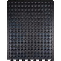 Anti-Fatigue Dome Matting, Bubbled, 3' x 4' x 1/2", Black, Rubber Sidevic Inc.