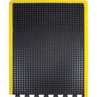 Anti-Fatigue Dome Matting, Bubbled, 3' x 4' x 1/2", Black, Rubber Sidevic Inc.