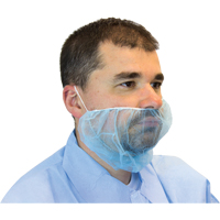 Disposable Beard Covers, Polypropylene, Blue Sidevic Inc.
