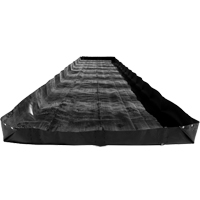 Economy Berms, 748 gal. Capacity, 10' W x 10' L x 12" H, L-Bracket Sidevic Inc.