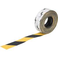 Ruban antid&eacute;rapant de premi&egrave;re qualit&eacute;, 3" x 60', Noir & jaune Sidevic Inc.