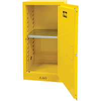 Armoire pour produits inflammables, 16 gal., 1 Porte(s), 23" La x 44" h x 18" p Sidevic Inc.