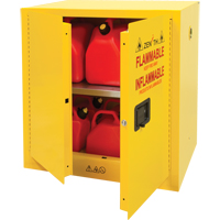 Flammable Storage Cabinet, 22 gal., 2 Door, 35" W x 35" H x 22" D Sidevic Inc.