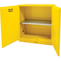 Flammable Storage Cabinet, 30 gal., 2 Door, 43" W x 44" H x 18" D Sidevic Inc.