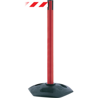 Poteau receveur robuste &agrave; ligne simple, Hauteur de 38", Noir Sidevic Inc.