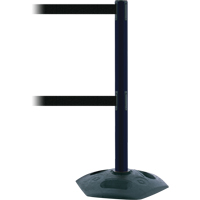 Poteau receveur robuste &agrave; ligne double, Hauteur de 38", Rouge Sidevic Inc.