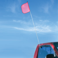 Safety Whip&reg; Light-Duty Whips, Window Mount, 5' High, Orange Sidevic Inc.