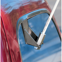 Safety Whip&reg; Light-Duty Whips, Window Mount, 5' High, Orange Sidevic Inc.