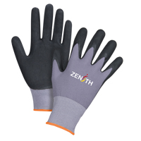 ZX-1 Premium Touchscreen Compatible Gloves, 7/Small, Nitrile/Foam Nitrile Coating, 15 Gauge, Nylon Shell Sidevic Inc.